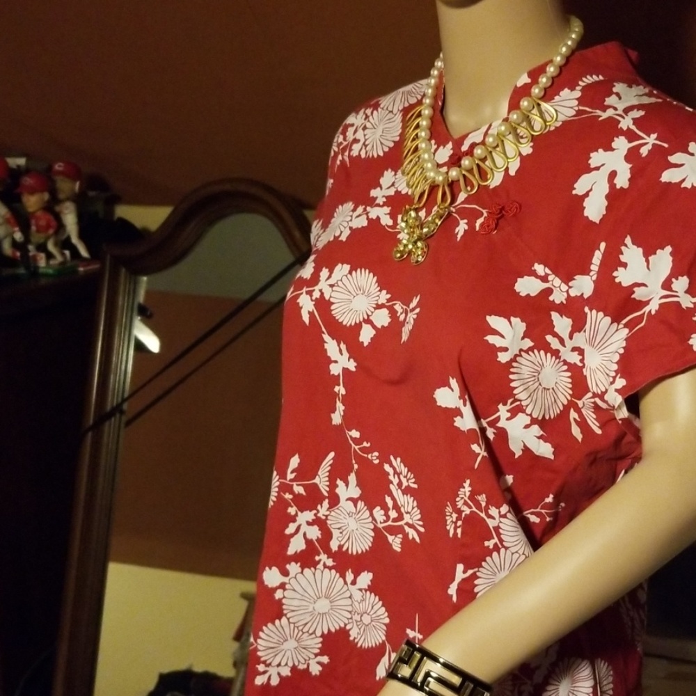 Torrid Geisha mandarin collar dress - Picture 5 of 8